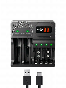 Зарядное устройство для аккумуляторов универсальное на 4 слота Орбита OT-APZ24